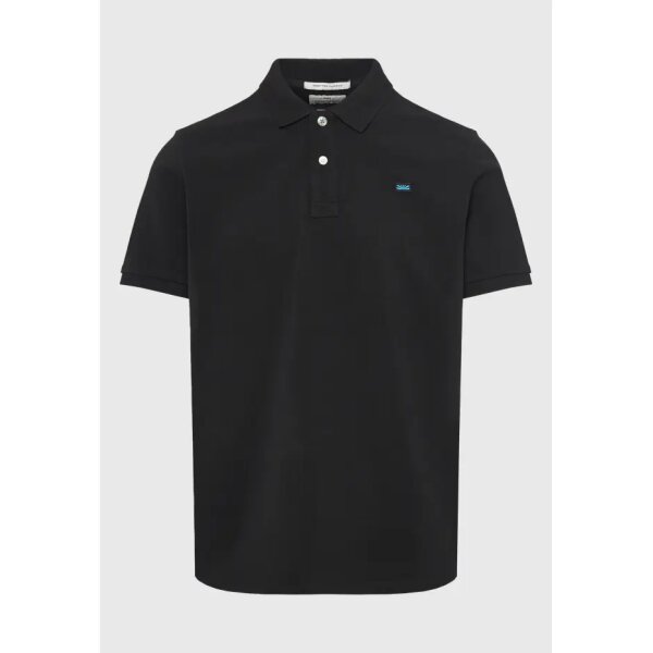 Ανδρική Μπλούζα POLO FUNKY BUDDHA FBM011-001-11 Μαύρο - Image 3