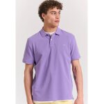 Ανδρική Μπλούζα POLO FUNKY BUDDHA FBM011-001-11 Μωβ