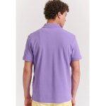 Ανδρική Μπλούζα POLO FUNKY BUDDHA FBM011-001-11 Μωβ - Image 3