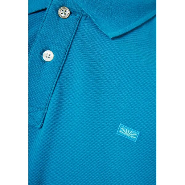 Ανδρική Μπλούζα POLO FUNKY BUDDHA FBM011-001-11 γαλάζιο - Image 2