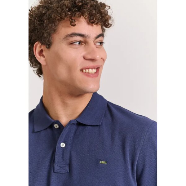 Ανδρική Μπλούζα POLO FUNKY BUDDHA FBM011-001-11 Μπλε - Image 2