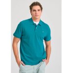 Ανδρική Μπλούζα POLO FUNKY BUDDHA FBM011-001-11 πετρόλ