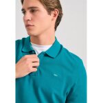 Ανδρική Μπλούζα POLO FUNKY BUDDHA FBM011-001-11 πετρόλ - Image 3