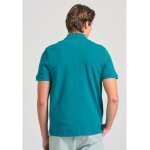 Ανδρική Μπλούζα POLO FUNKY BUDDHA FBM011-001-11 πετρόλ - Image 2