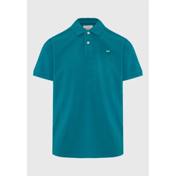 FBM011-001-11_PEACOCK_6 Ανδρική Μπλούζα POLO FUNKY BUDDHA FBM011-001-11 πετρόλ - Image 4