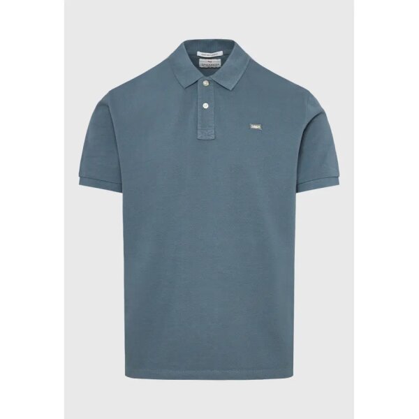 FBM011-001-11_STEEL_GREY_6 Ανδρική Μπλούζα POLO FUNKY BUDDHA FBM011-001-11 Γκρί - Image 2