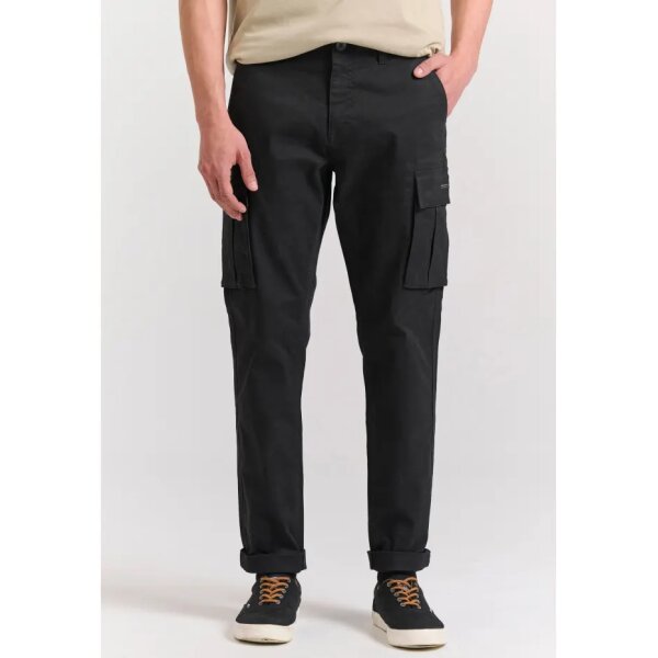 Ανδρικό Παντελόνι GARGO FUNKY BUDDHA FBM011-002-02 Μαύρο - Image 1