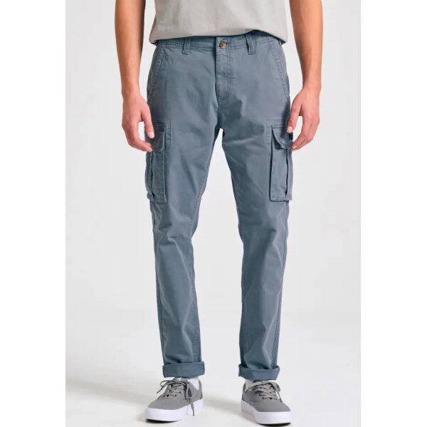 FBM011-002-02_STEEL_GREY_1 Ανδρικό Παντελόνι GARGO FUNKY BUDDHA FBM011-002-02 Γαλάζιο - Image 1