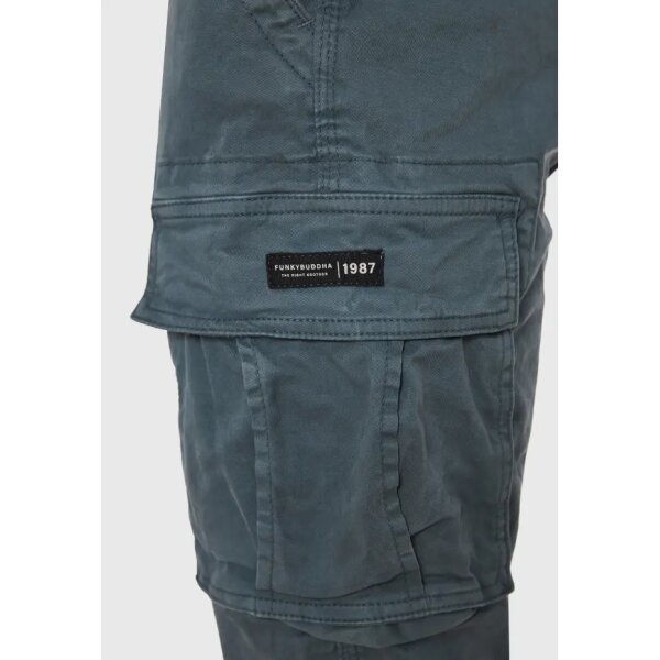 Ανδρικό Παντελόνι GARGO FUNKY BUDDHA FBM011-002-02 Γαλάζιο - Image 3