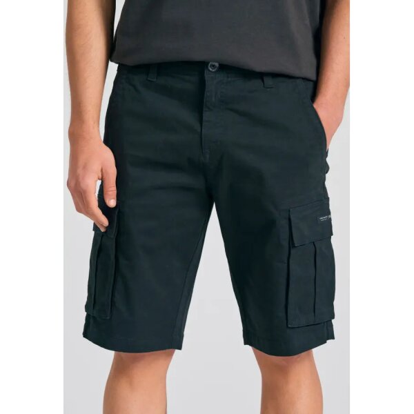 Ανδρική Βερμούδα GARGO FUNKY BUDDHA FBM011-002-03 Μαύρο - Image 1