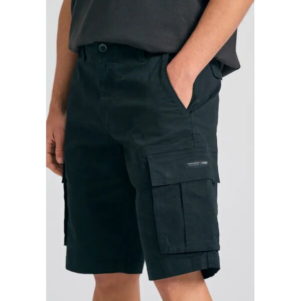 Ανδρική Βερμούδα GARGO FUNKY BUDDHA FBM011-002-03 Μαύρο - Image 6