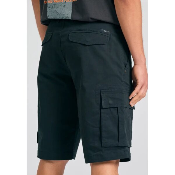 Ανδρική Βερμούδα GARGO FUNKY BUDDHA FBM011-002-03 Μαύρο - Image 4