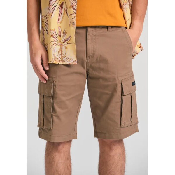 Ανδρική Βερμούδα GARGO FUNKY BUDDHA FBM011-002-03 Καφέ - Image 1