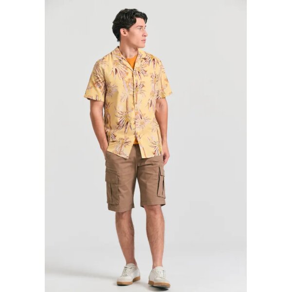 Ανδρική Βερμούδα GARGO FUNKY BUDDHA FBM011-002-03 Καφέ - Image 4