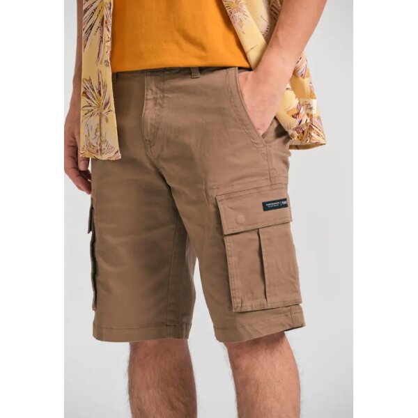 Ανδρική Βερμούδα GARGO FUNKY BUDDHA FBM011-002-03 Καφέ - Image 3