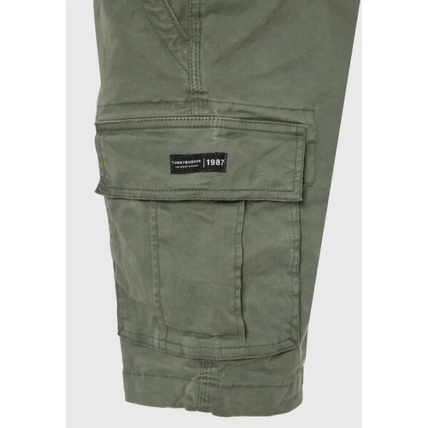 Ανδρική Βερμούδα GARGO FUNKY BUDDHA FBM011-002-03 Πράσινο - Image 3