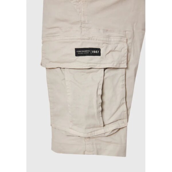 Ανδρική Βερμούδα GARGO FUNKY BUDDHA FBM011-002-03 Γκρί - Image 3