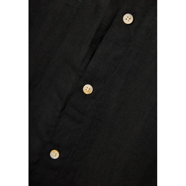 Ανδρικό Πουκάμισο Κοντομάνικο FUNKY BUDDHA FBM011-002-05 Μαύρο - Image 2