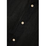 Ανδρικό Πουκάμισο λινό FUNKY BUDDHA FBM011-003-05 Μαύρο - Image 2