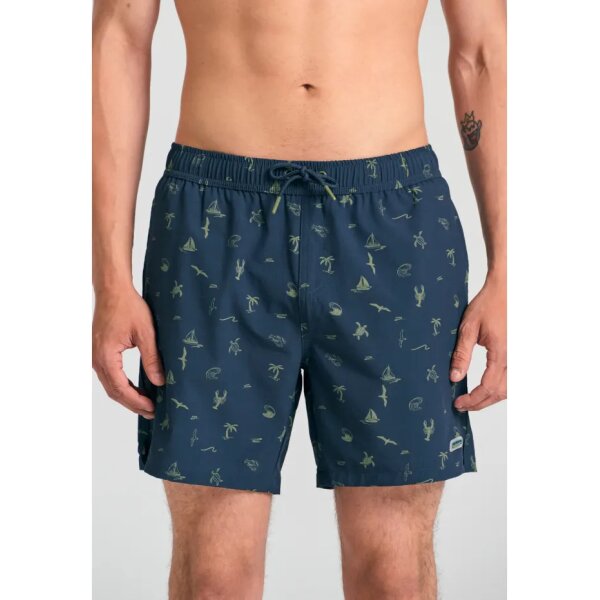 FBM011-004-16_NAVY_1 Ανδρικό Μαγιό  FUNKY BUDDHA FBM011-004-16 Μπλε - Image 1