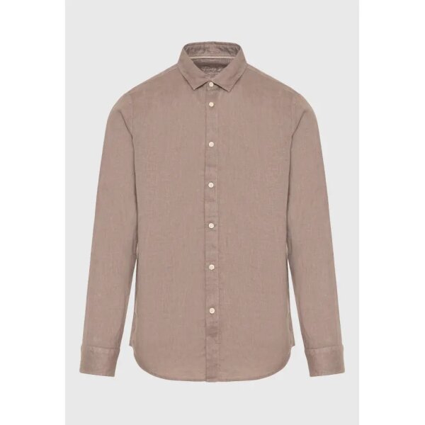 FBM011-011-02_BLACK_8 Ανδρικό Πουκάμισο FUNKY BUDDHA FBM011-001-05 Καφέ - Image 1