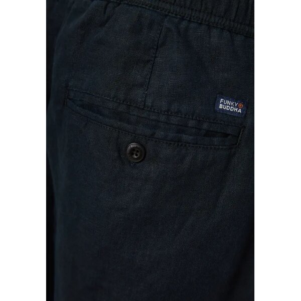 Ανδρικό Παντελόνι CHINO FUNKY BUDDHA FBM011-011-02 Μαύρο - Image 3