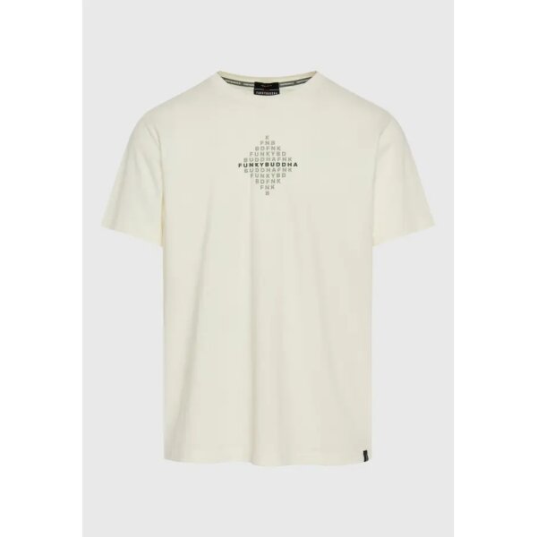 Ανδρική Μπλούζα Κοντό Μανίκι FBM011-048-04 εκρού - Image 3