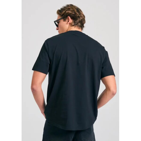 Ανδρική Μπλούζα Κοντό Μανίκι FBM011-049-04 Μαύρο - Image 4