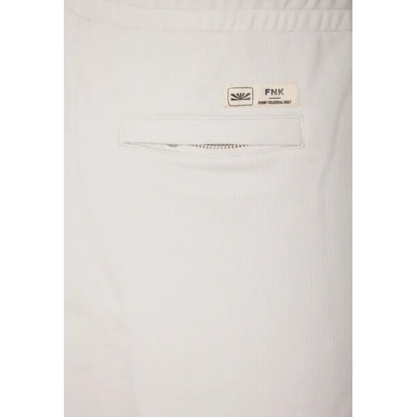Ανδρική Βερμούδα Φούτερ FUNKY BUDDHA FBM011-050-03 λευκό - Image 3