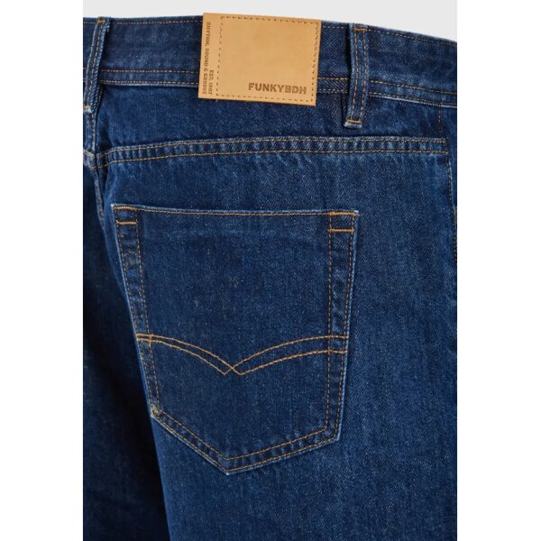 FBM011-075-03_DK_BLUE_7 Ανδρική Βερμούδα Τζιν FUNKY BUDDHA FBM011-075-03 Μπλε - Image 2
