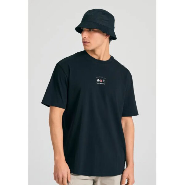 Ανδρική Μπλούζα Κοντό Μανίκι FUMKY BUDDHA FBM011-304-04 Μαύρο - Image 4