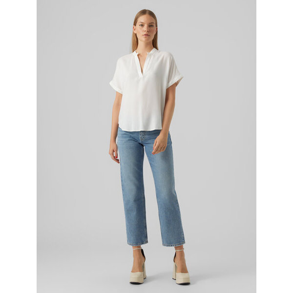 ΓΥΝΑΙΚΕΙΑ ΜΠΛΟΥΖΑ ΛΕΥΚΗ VERO MODA VMBEAUTY SS TOP WVN GA NOOS 10279697 - Image 4
