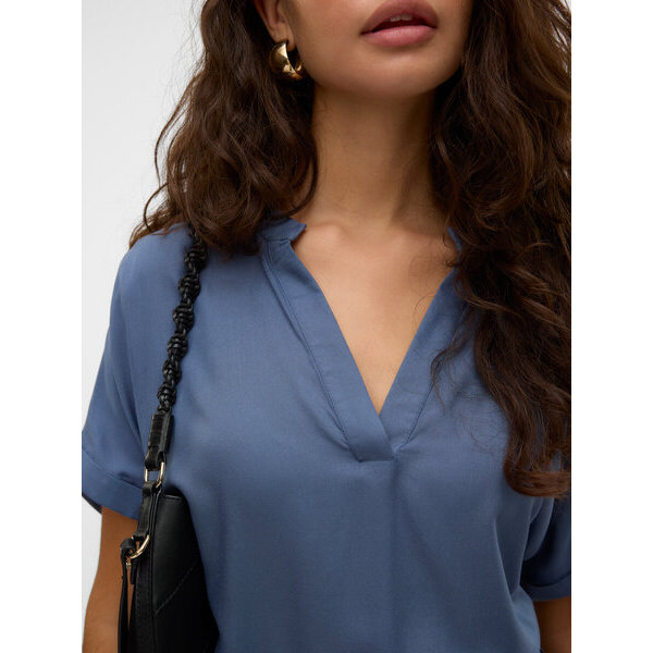 ΓΥΝΑΙΚΕΙΑ ΜΛΠΟΥΖΑ ΜΠΛΕ VERO MODA VMBEAUTY SS TOP WVN GA NOOS 10279697 - Image 3