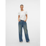 ΓΥΝΑΙΚΕΙΑ ΜΠΛΟΥΖΑ ΛΕΥΚΗ ΜΕ ΚΑΡΔΙΑ VERO MODA VMVIVA S/S O-NECK T-SHIRT JRS BTQ GA 10322077 - Image 4