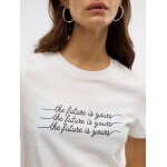 ΓΥΝΑΙΚΕΙΑ ΜΠΛΟΥΖΑ ΛΕΥΚΗ VERO MODA VMVIVA S/S O-NECK T-SHIRT JRS BTQ GA 10322077 - Image 3