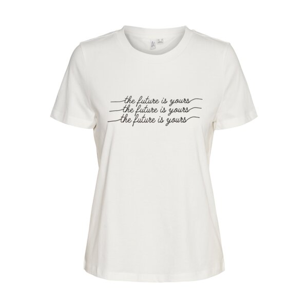 ΓΥΝΑΙΚΕΙΑ ΜΠΛΟΥΖΑ ΛΕΥΚΗ VERO MODA VMVIVA S/S O-NECK T-SHIRT JRS BTQ GA 10322077 - Image 1