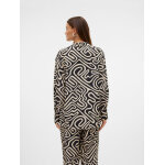 ΓΥΝΑΙΚΕΙΟ ΠΟΥΚΑΜΙΣΟ ΑΣΠΡΟΜΑΥΡΟ VERO MODA VMVIGDIS L/S SHIRT WVN BTQ GA 10323265 - Image 2