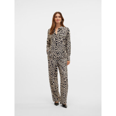ΓΥΝΑΙΚΕΙΑ ΠΑΝΤΕΛΟΝΑ ΑΣΠΡΟΜΑΥΡΗ VERO MODA VMVIGDIS H/W PANTS WVN BTQ GA 10323272
