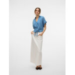 ΓΥΝΑΙΚΕΙΟ ΠΟΥΚΑΜΙΣΟ ΤΖΙΝ VERO MODA VMFLEUR SS BOW TENCEL SHIRT 10326059 - Image 4