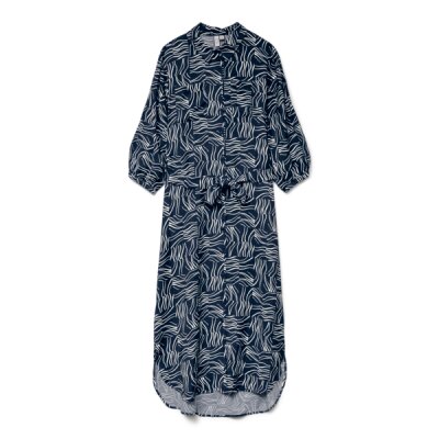 ΓΥΝΑΙΚΕΙΟ ΦΟΡΕΜΑ NAVY BLUE VERO MODA VMBETSY 3/4 7/8 SHIRT DRESS WVN BTQ GA 10328044