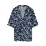 ΓΥΝΑΙΚΕΙΟ ΠΟΥΚΑΜΙΣΟ VERO MODA NAVY BLUE VMBETSY 2/4 V-NECK TOP WVN BTQ GA 10328047
