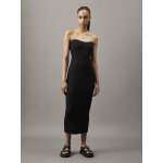 ΓΥΝΑΙΚΕΙΟ ΦΟΡΕΜΑ WOVEN LABEL RIB SLEEVELESS DRE CALVIN KLEIN J20J225263-BEH - Image 3