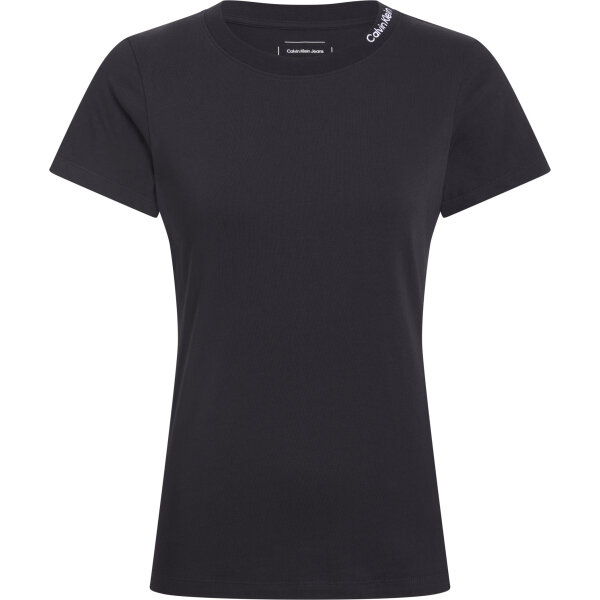 J20J225540BEH_F ΓΥΝΑΙΚΕΙΑ ΜΠΛΟΥΖΑ LOGO ELASTIC T-SHIRT CALVIN KLEIN J20J225540-BEH - Image 1