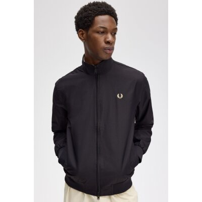 Ανδρικό Μπουφάν FRED PERRY Brentham Jacket J2660 Μαύρο