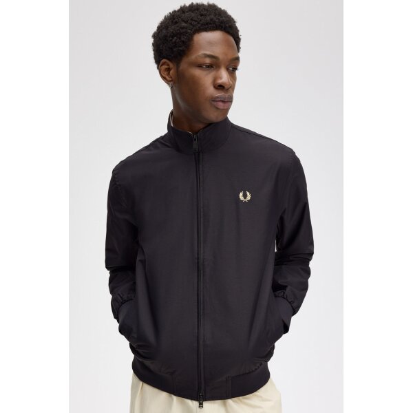 Ανδρικό Μπουφάν FRED PERRY Brentham Jacket J2660 Μαύρο - Image 1