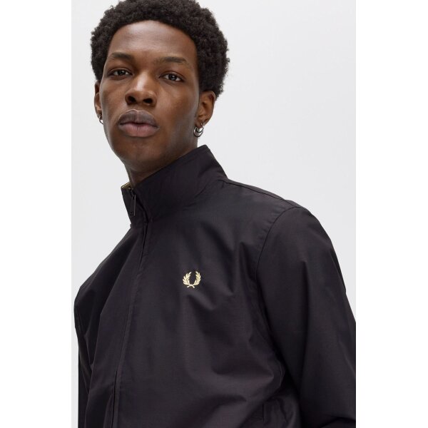 Ανδρικό Μπουφάν FRED PERRY Brentham Jacket J2660 Μαύρο - Image 4
