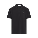 Ανδρική Μπλούζα POLO CALVIN KLEIN WOVEN LABEL J30J327040 Μαύρο