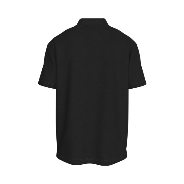 Ανδρική Μπλούζα POLO CALVIN KLEIN WOVEN LABEL J30J327040 Μαύρο - Image 2