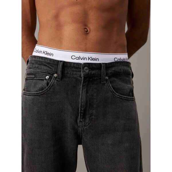 J30J3271491BY_MO-D2 Ανδρικό Παντελόνι Τζιν CALVIN KLEIN SLIM TAPER J30J327149 Μαύρο - Image 3