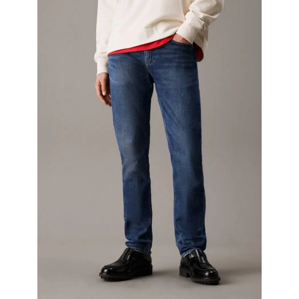 J30J3271561A4_MO-F1 Ανδρικό Παντελόνι Τζιν CALVIN KLEIN SLIM J30J327156 Μπλε - Image 1